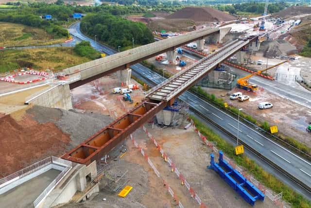 HS2 Darlton Junction constructed in North Warwickshire