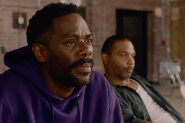 Sing Sing: Colman Domingo as John 'Divine G' Whitfield and Clarence Maclin as himself