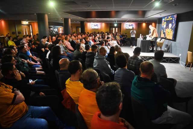 Pic at the Molineux where our Liam and Nathan had there live Wolves Podcast event