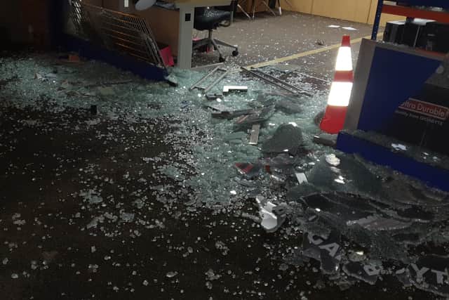 The two were part of a gang who attacked the shop on Bertram Road