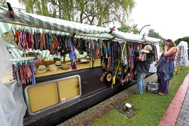 There were also opportunities to buy things from boats