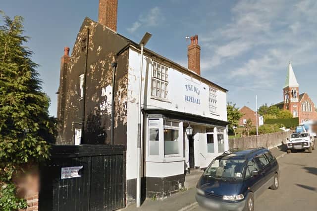 The Old Blue Ball is a traditional Victorian pub with plenty of old fixtures