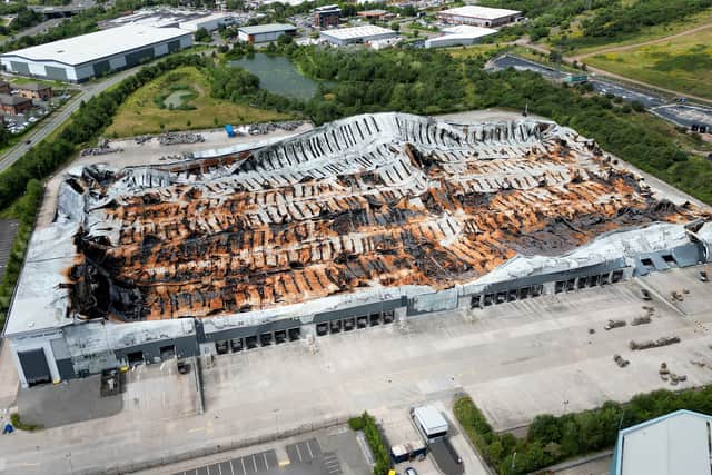 Fresh drone pictures show what the site looks like now