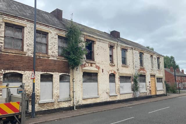 22 photos of Moat St, Temple Bar, Cemetery Rd, Villiers St and New Hall St Willenhall, walsall in July 2024 as outline planning permission granted