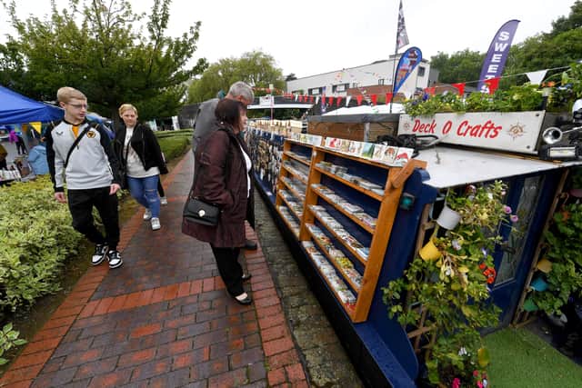 Boats were decorated in a number of ways and were open for people to view