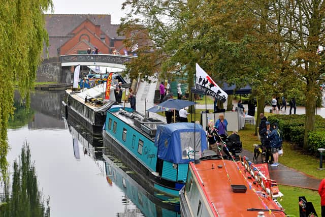 The festival brings in dozens of boats every year