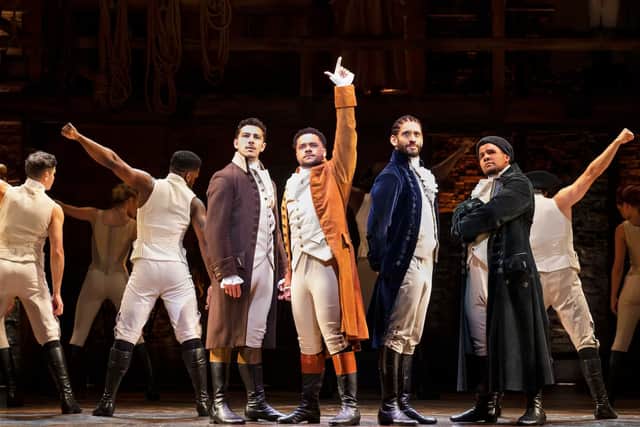 Hamilton the musical at Birmingham Hippodrome
