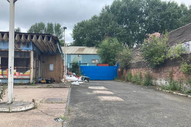 22 photos of Moat St, Temple Bar, Cemetery Rd, Villiers St and New Hall St Willenhall, walsall in July 2024 as outline planning permission granted