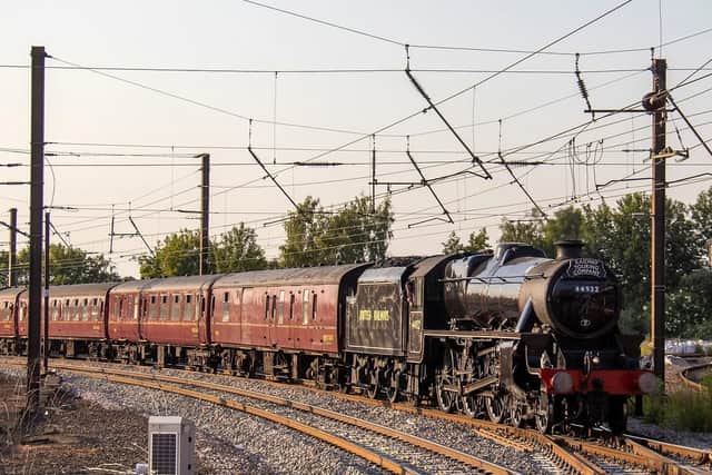 Black Five 44932 joins the SVR's Autumn Steam Gala (picture Kenny Felstead/SVR)