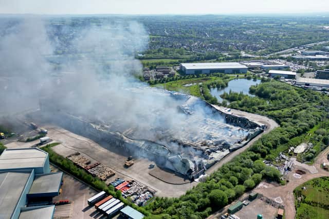 It took fire crews more than 24 hours to tackle the flames when the fire broke out in May