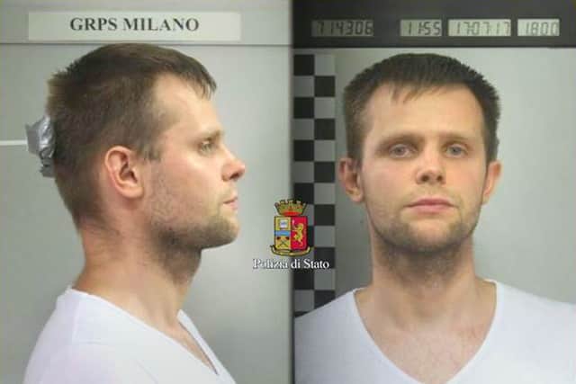 Police picture of Lucasz Herba