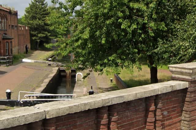 The bird was hurt at the side of the canal near to Birchills Liberal Club in Old Birchills, Walsall.