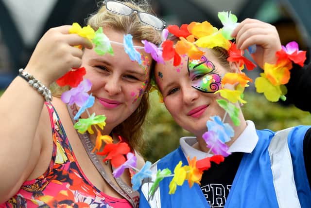 Erika and Elizabeth Williams were among those enjoying the festival