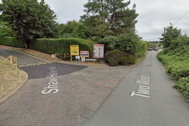 Police and paramedics were called to Shaw Hellier Avenue, off Two Woods Lane, Dudley. Photo: Google