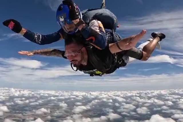 Ben above the clouds. Photo: Cygnet Health Care