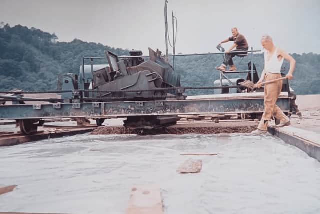 Trimpley Reservoir being built. Photo: Severn Trent