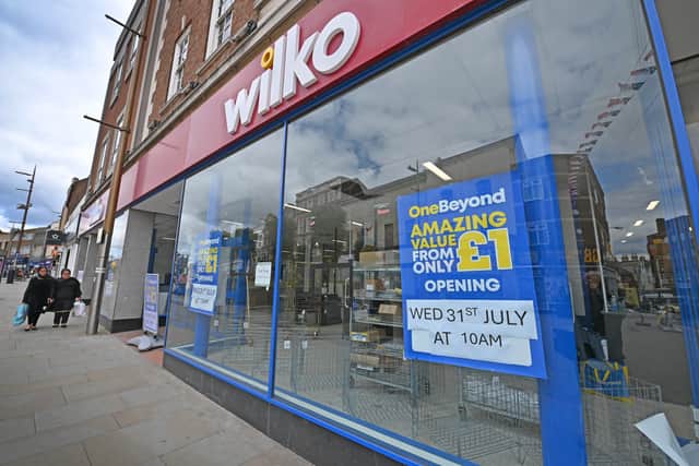 Discount retailer One Beyond opens in the former Wilko store in Dudley today
.