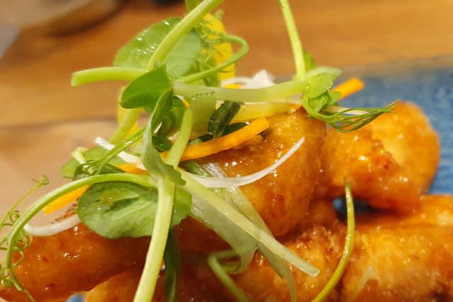 The greenery adds well to the starter