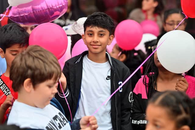 Parents and youngsters in the community were invited to come along to the event