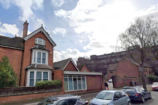 The former Marston's offices in Summerfield Road, Chapel Ash, Wolverhampton with the city's 149-year-old Park Brewery in the background. Photo: Google