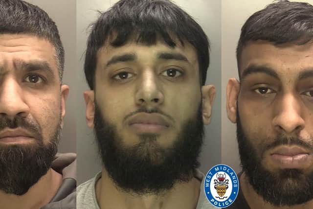 Left to right: Mohammed Jamil, Mohammed Saad, and Idris Ahmed. 