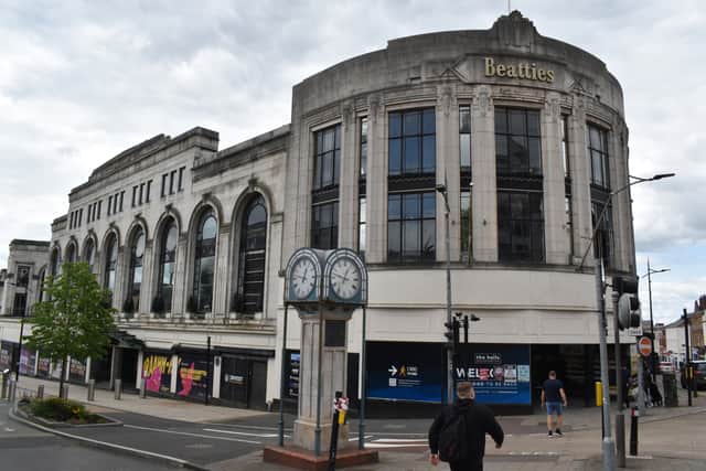 The former Beatties store in Wolverhampton 