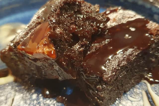 Rich and oozing with flavour and sauce, the brownie was really nice