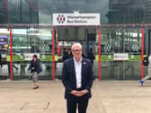 West Midlands Mayor Richard Parker at Wolverhampton Bus Station.