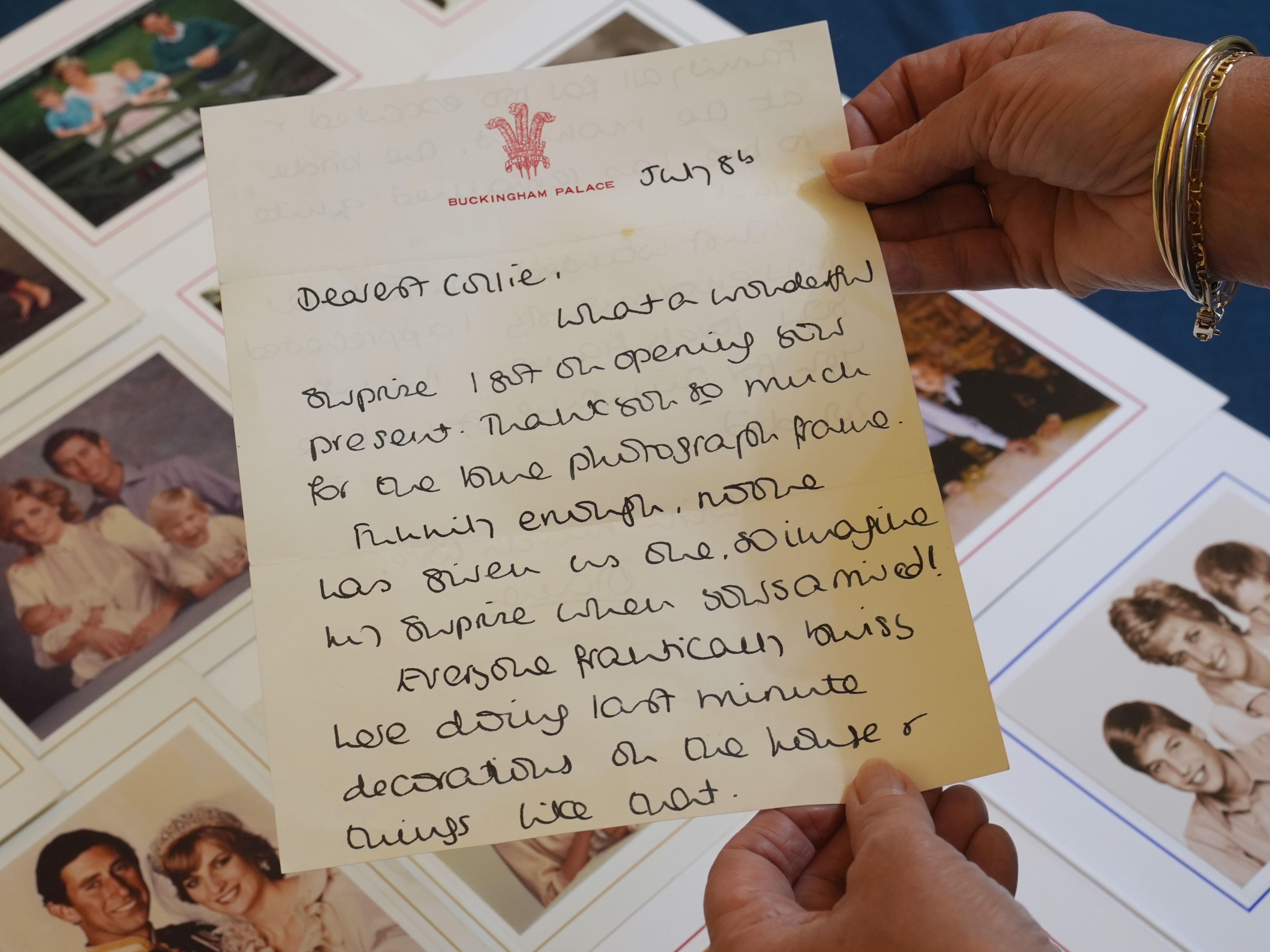 Diana’s letters to former housekeeper to be sold at auction