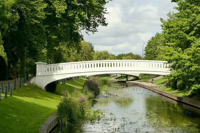 Victoria Park in Stafford is a green and pleasant part of the county town
