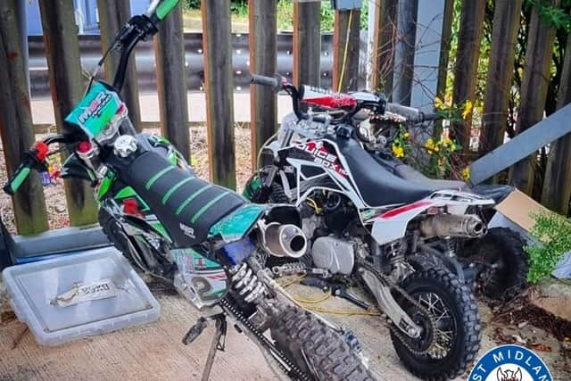 Illegal bikes seized and alleged shoplifters arrested on busy day of ...