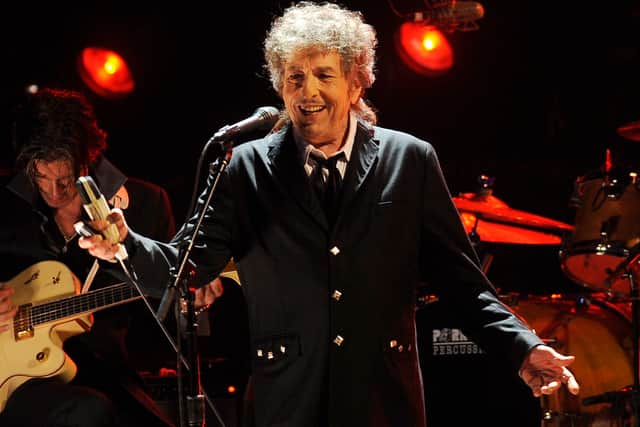 Bob Dylan performs in Los Angeles in 2012.    Photo: AP Photo/Chris Pizzello 