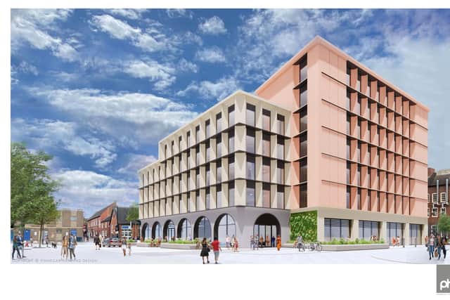 An image of how future redevelopment of the Eastgate Street area of Stafford town centre could look