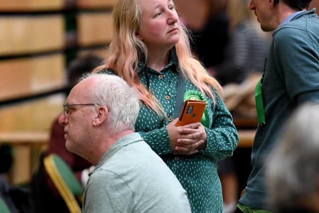 Green Party candidate Andrea Muckley was pleased with the result