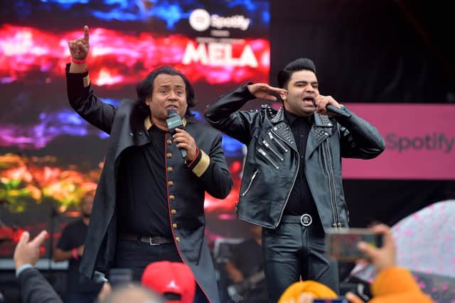 SANDWELL COPYRIGHT SHROPSHIRE STAR STEVE LEATH 22/07/2023..Pic at the Mela event in Victoria Park in Smethwick..