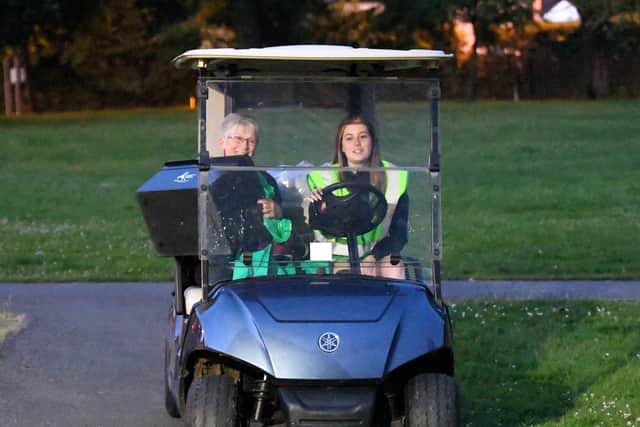 Ballot boxes arrived in style at Cannock Leisure Centre