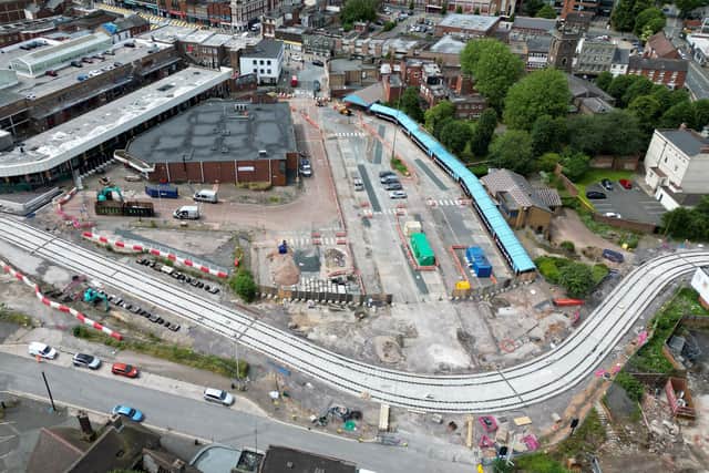Pictures show how work is progressing at the former Dudley Bus Station