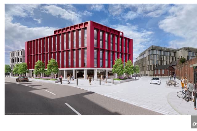 An image of how future redevelopment of the Eastgate Street area of Stafford town centre could look