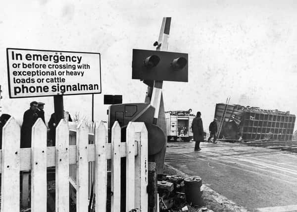 The level crossing after the crash