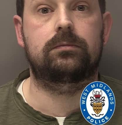 Matthew Reilly was sentenced to nine years after pleading guilty to a total of 34 sex offences. Photo: West Midlands Police
