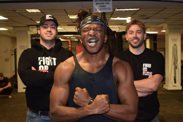 George and Ewan developed a £40,000 mouthguard for YouTube star KSI