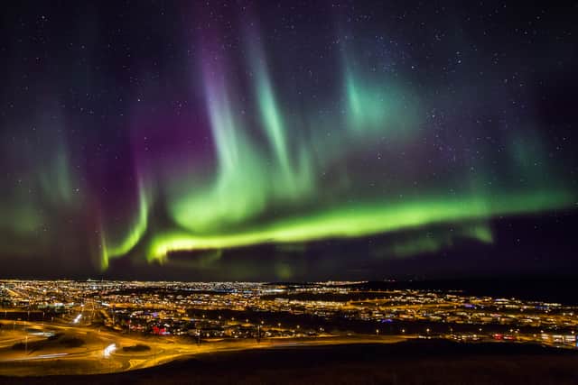 The Northerrn Lights over Iceland