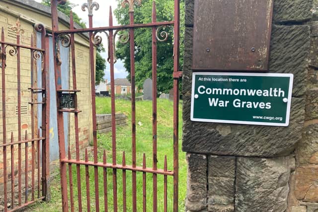 St Peter's churchyard has war graves