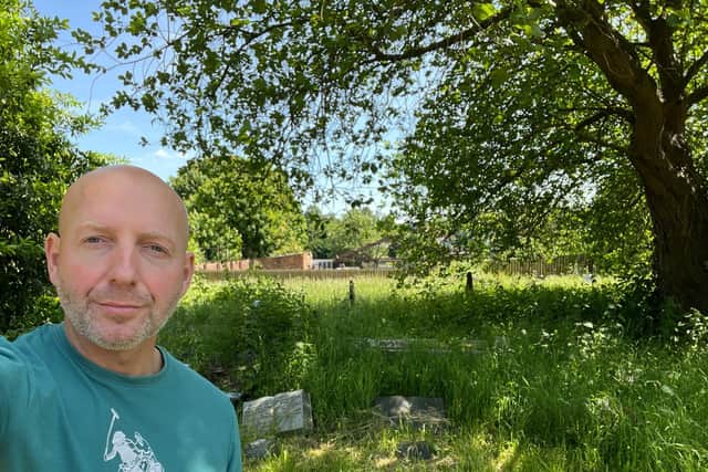 Councillor Adam Aston at St Peter's Church