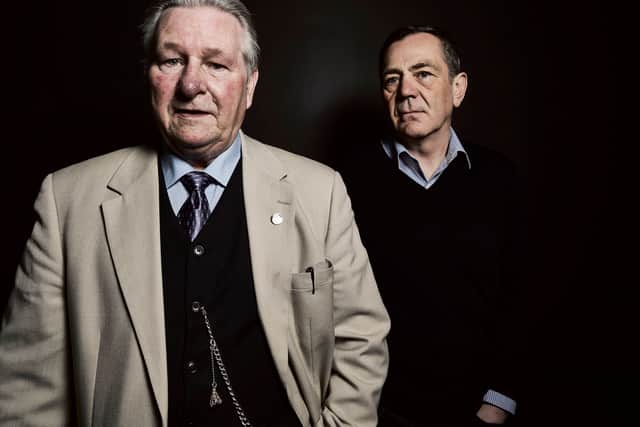 Prof David Wilson with Bert Spencer