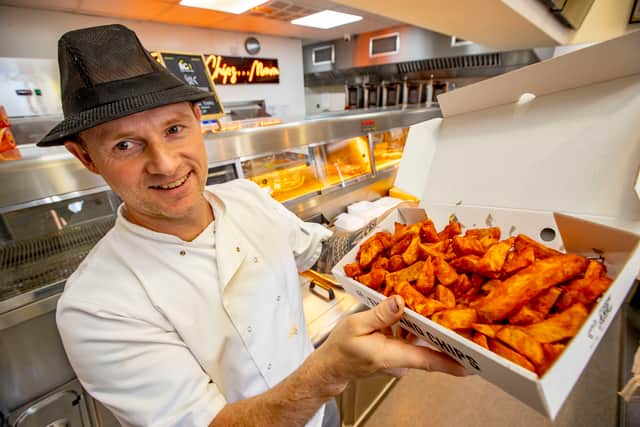 Dean Gilbert says his grandfather was the originator of orange chips