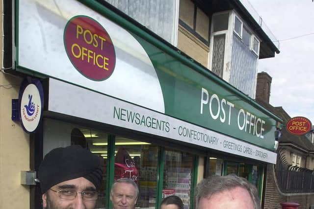 At the Abbey Road Post Office in Bearwood in 2005