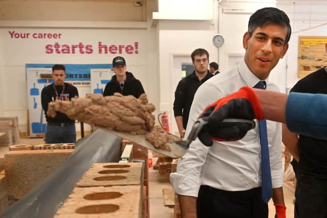 , Rishi Sunak visited students at Cannock College on a visit to the West Midlands.