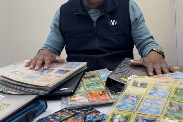 Dave Fergus with the cards