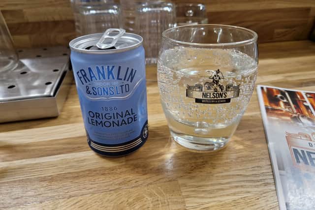 A nice touch, although I quickly learned that lemonade doesn't mix well